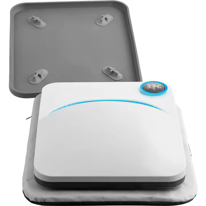 Máquina de prensado en caliente portátil SucceBuy: transferencia por sublimación recubierta de teflón para camisetas y bolsos - 1