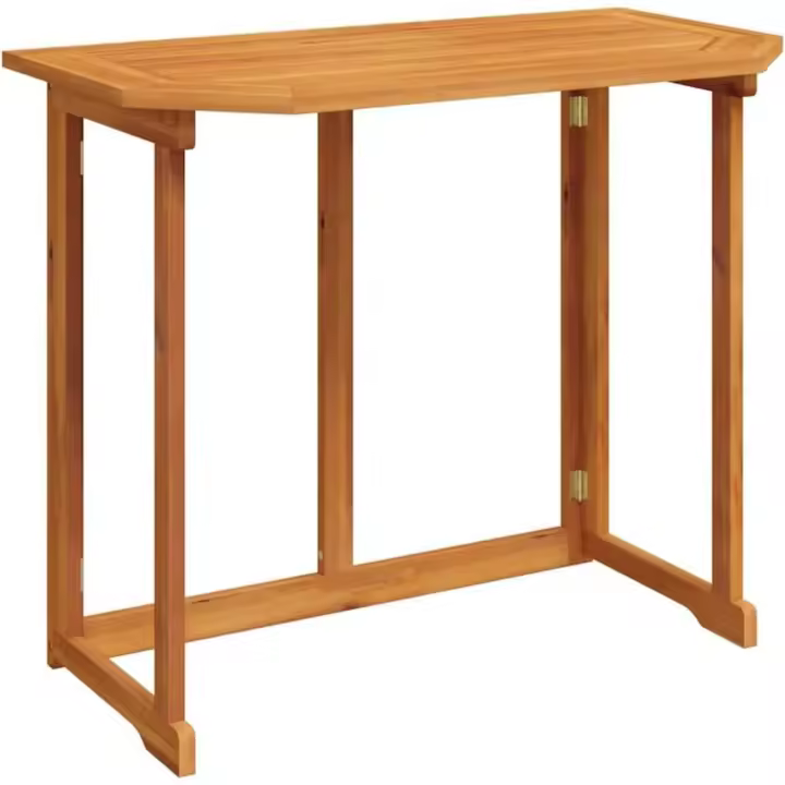 Balcón Mobiliario de Terraza Madera Maciza de Acacia - 1