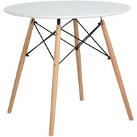 Comedor Redondo, Mesa Torre Moderna y Patas de Madera de Hay, 80 * 75 cm - details 0