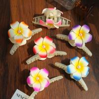 Pasadores bohemios, garra para el pelo con flores, horquilla bonita con perlas, pinza para el pelo con flores, tocado de estilo coreano, Clip de tiburón grande para mujer - details 13