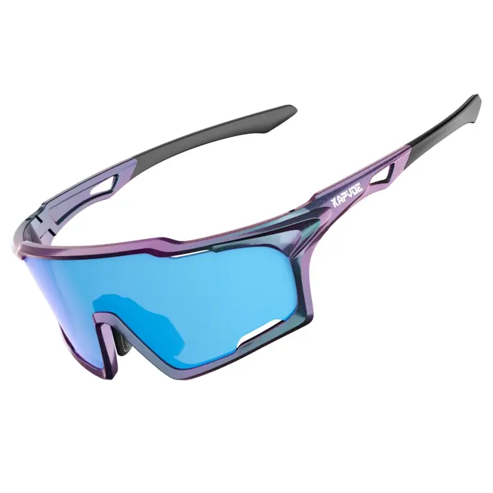 KAPVOE Gafas de Sol para Ciclismo Polarizadas UV400 Ideales para Ciclismo, Patinaje, Pesca - 1