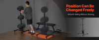 SucceBuy Placa de Peso Plateau Vertical con Ruedas 2 Pulgadas 1000 lbs Capacidad - details 4