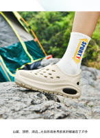 Sandalias de Hombre y Mujer Diseño Grueso de Suela con Agujero Moda de Playa, Deportes de Ocio, Temperamento Versátil Pisando Mierda - details 26