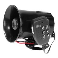 Bocina de aire fuerte automática para motocicleta, altavoz de sonido de sirena de 6 tonos, megáfono de alarma para furgoneta - details 4