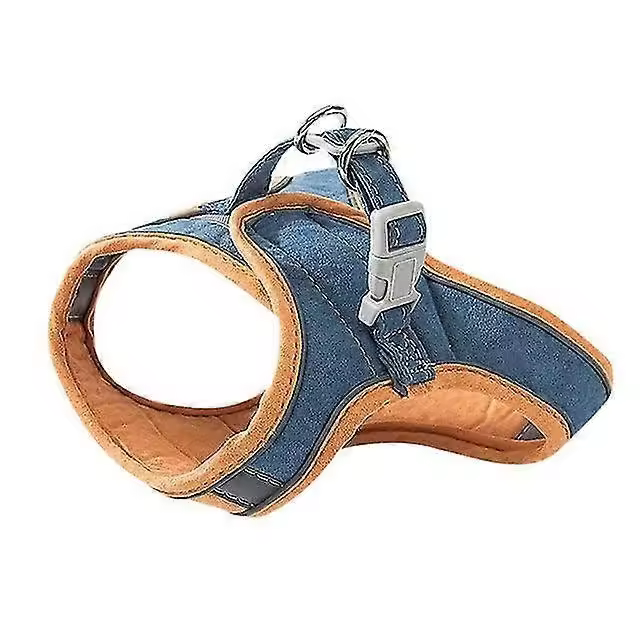 Arnés ajustable para perros y gatos, chaleco con correa para caminar, Collar para cachorros y gatitos, arnés suave de algodón para perros pequeños y medianos, Chihuahua - 1
