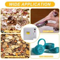1500W 800 ℃   Horno de quemado de joyería Digital, calefacción de 4 lados para fundición de cera, fundición de Metal, esmalte, molde de yeso, tratamiento térmico - details 3