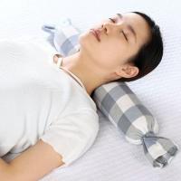 Funda de almohada enrollable Cervical extraíble, funda de almohada clásica suave, Material lavado, cómodas fundas de cojín trasero para el hogar - details 5