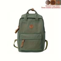 Mochila Vintage Con Cremallera, Mochila De Gran Capacidad, Versátil Para Almacenamiento De Viaje - details 7