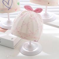 Gorro de muselina sin hueso de algodón para mantener el calor, gorro fetal de dibujos animados para bebé de 0 a 3 meses, turbante elástico suave para recién nacido - details 11