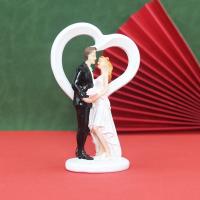 Figuritas de aniversario de boda para pareja, accesorios de coche, adornos para el Día de San Valentín, decoración del hogar, artesanías de resina, regalo - details 3