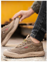 Zapatos de seguridad transpirables, zapatillas de trabajo con protección, antipinchazos, punta de acero, antideslizantes, Verano - details 13