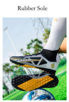 Botas de fútbol de marca para hombre, tacos de fútbol TF/FG, zapatos de entrenamiento resistentes al desgaste, zapatillas de fútbol antideslizantes para exteriores, Unisex - details 22