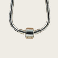 Modelo básico de pulsera de hueso de serpiente para mujer de moda de acero inoxidable - details 5