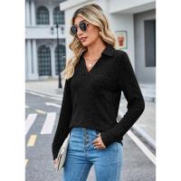 Polo de moda para mujer, camiseta informal de manga larga para primavera y otoño, elegante para mujeres jóvenes - details 10