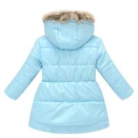 Manténgase abrigado y parece con estilo: chaqueta térmica con capucha para niña con acolchado alternativo de plumón para invierno - details 22