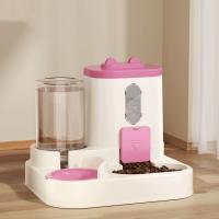 Alimentador automático de agua para gatos, separación en seco y húmedo con fuente de agua, dispensador de agua para mascotas, gran capacidad, desmontable - details 6