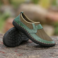 Zapatos casuales de hombre para el verano 2025, malla, exterior, goma, con suela de goma, malla. - details 7