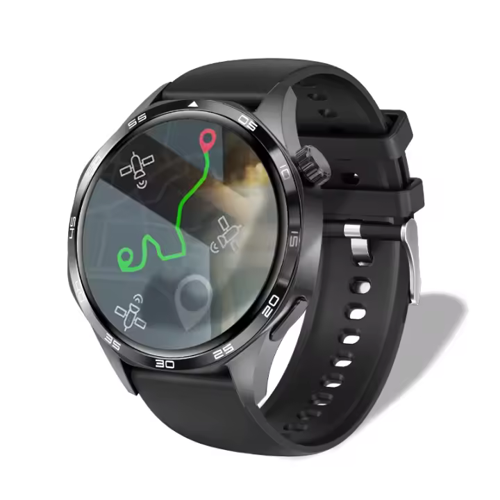 Nuevo rastreador de deportes al aire libre Brújula Reloj inteligente resistente al agua Frecuencia cardíaca AMOLED HD de 1,53 pulgadas, oxígeno en sangre, presión arterial Pulsera de monitoreo de salud para hombres y mujeres Adecuado para iOS y Android - 1