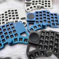 Kit De Teclado Dividido Dilema Max Pers. Cableado, Modo Único, Perilla Hot-swap, Mecánico Con Touchpad Para Ratón Simulado Y Interruptores Vial MX. Combina versatilidad, intercambiable, perilla de control y panel táctil, ideal para entusiastas y usuarios - details 1
