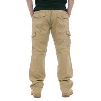 Pantalones Cargo para Hombres 100% Algodón Cintura Elástica, Múltiples Bolsillos, Listos para la Aventura al Aire Libre - details 10