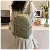 Nueva mochila para mujer 2025 mochila pequeña para mujer de color sólido bolso de viaje personalizado de moda versión coreana para mujer - details 19