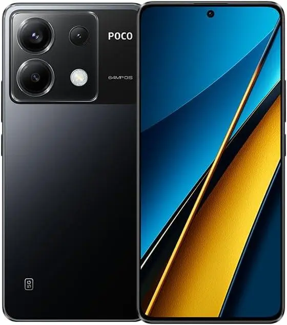 Xiaomi Poco X6 5G Global Desbloqueado (256GB + 12GB) GSM 6.67" Cámara Triple de 64MP (para Tmobile Mint Tello Global) (Negro) - 1