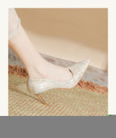 Tacones Altos para Mujer 2025 Estilo Chino Nacional Suave y Versátil Zapatos Individuales de Cheongsam Belleza - details 0
