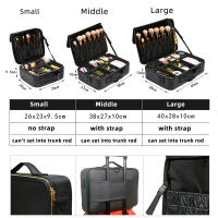 Neceser profesional de gran capacidad para mujer, bolsa de viaje, estuche de maquillaje - details 10