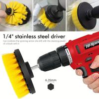 Juego de Herramientas de limpieza, cepillo de taladro universal para suelo, baño, azulejo, cocina, 3/6 unidades - details 4