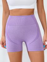 Pantalones cortos deportivos de cintura alta para mujer, pantalones cortos deportivos para levantamiento de cadera que absorben el sudor, pantalones cortos deportivos de secado rápido para correr y Yoga, ropa deportiva para mujer - details 32
