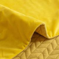 Carrileras de Cama con Diseño de Patrón de Trigo y Terciopelo Decoración de Habitación 45x240cm 45x210cm en Colores Rosa Gris Azul Verde Amarillo para el Hogar Material Poliéster Hecho en China - details 7