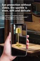 Lámpara LED de mesa con Sensor táctil, luz nocturna de escritorio de 3 colores, luz ambiental creativa para mesita de noche, lámpara de escritorio, Bar, decoración para exteriores - details 7