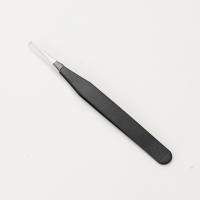 Pinzas rectas antióxido, accesorio de maquillaje ergonómico para principiantes, cosmética profesional - details 6