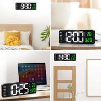 ORIA-reloj Digital de pared para decoración de sala de estar, pantalla grande de 16 pulgadas, electrónico, LED - details 6