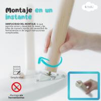 Conjunto Redonda y Dos s. Diseño robusto en Mara Pino. Ial s, Creatividad y Aprendizaje Seguro (Blanco) - details 2