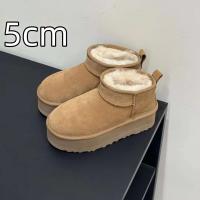 Botas de invierno de piel cálidas para exteriores, nieve clásica, zapatos de mujer - details 2