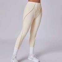 Body de yoga sin costuras para mujer, cintura alta deportiva para mujer, color melocotón, pantalones de entrenamiento para correr, entrenamiento, gimnasio - details 7