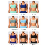 Sujetador deportivo de estilo europeo y americano con cuello halter, alta elasticidad, nylon mate, gran espalda abierta, top de yoga para mujeres - details 4