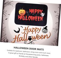1 alfombrilla antideslizante para Halloween, para exteriores, con forma de calabaza, para Halloween, para exteriores, suelo y alfombrilla - details 4