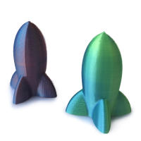 Hilo PLA de Dos Colores para Impresora 3D Material de Impresión 3D Dos Tones 1.75mm Mágico Sublimación Duotone Seda - details 7