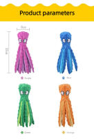 Juguete de peluche para mascotas, pulpo, perro, juguete interactivo, indestructible, resistente a mordeduras, sonido, cachorro, pulpo chirriante, sonajero para perros, suministros de juguetes - details 0