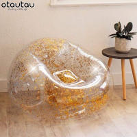 OTAUTAU-sofá portátil de PVC para exteriores, PUF sencillo, otomano, para salón, jardín, playa, Camping, muebles sin marco, SF066 - details 9