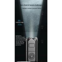 Linterna LED Recargable USB Impermeable, Zoom para Pesca y Caza, Luz Blanca de 800lm o Más, Material de Aluminio, Hecha en China - details 9