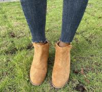 Nuevos zapatos de mujer de otoño con estampado de leopardo, tacón alto, botas Martin con tacón de cuña - details 12