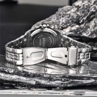 Reloj de Cuarzo de Fecha Sencilla de Marca XINEW Reloj de Lujo para Hombres con Correa de Cuero - details 5