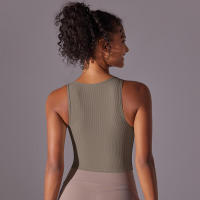 Sujetador de Yoga sin Costuras Alto Impacto Deportivo, Top de Cultivo A Prueba de Golpes, Secado Rápido, Ideal para Ciclismo y Gimnasio - details 34