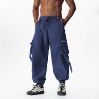 Pantalones de trabajo de marca de moda de verano para hombre, pantalones largos holgados e informales ajustados, pantalones largos de moda - details 20