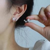 Pendientes de Plata 925 con Perlas y Estrellas - details 2