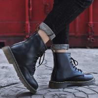 Botas de Cuero Genuino para Hombres Estilo Británico Clásico de Seis Agujeros - details 4