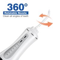 Irrigador bucal de hilo dental con 5 modos, limpiador de dientes de agua, 6 puntas, portátil recargable a prueba de agua IPX7 - details 3